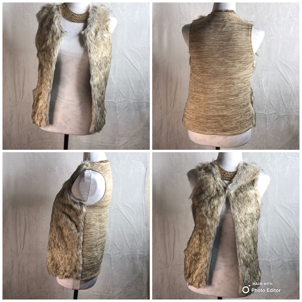 Wonder Nation  Faux Fur imitation Sleeveless Vest